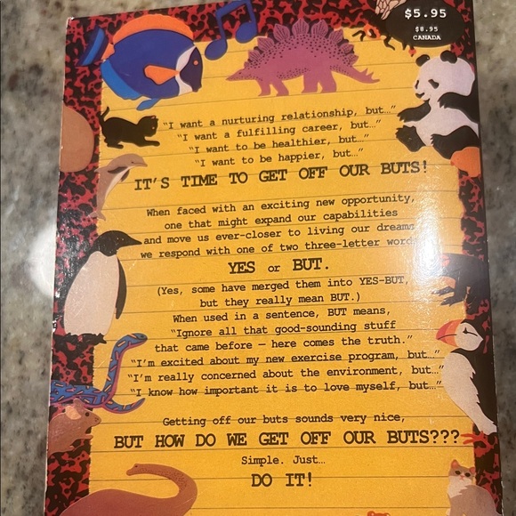 Do It! Let's Get Off Our Buts: A Guide to Living Your Dreams Paperback Book - Picture 3 of 6